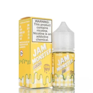 Banana by Jam Monster Nic Salt - 30ml
