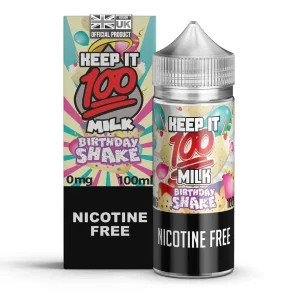 Keep It 100 Milk Birthday Shake 100ml Shortfill
