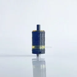 RekaVape Old School Ost R Dama Style MTL RTA Atomizer - Black, 316SS + PEI, Air Pin 1.0, 1.2, 1.5, 1.8mm, 4.5ml, 22mm Diameter