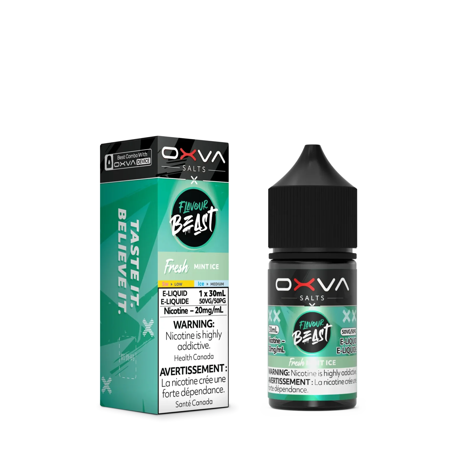 Fresh Mint Ice – Flavour Beast x OXVA E-Liquid