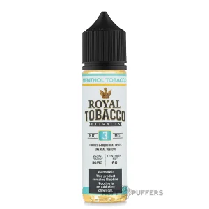 Royal Tobacco Extracts – Menthol Tobacco 60mL