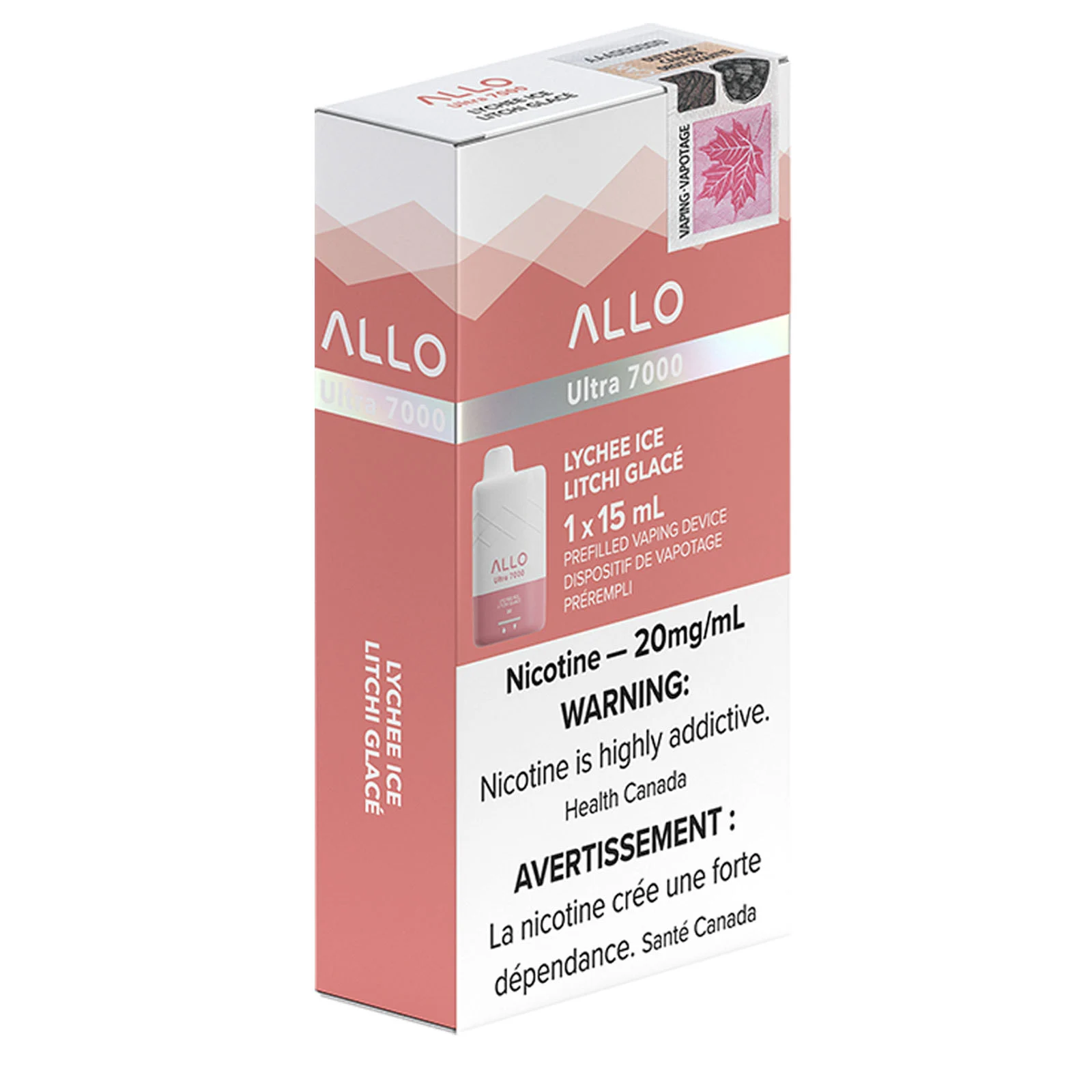 Lychee Ice ALLO Ultra 7000 – Disposable Vape - Image 2