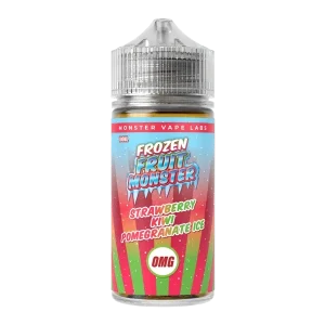 Strawberry Kiwi Pomegranate Ice Frozen Fruit Monster eJuice Nicotine Free 100ml