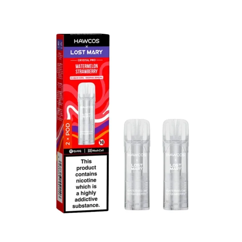 Hawcos X Lost Mary Crystal Pro Watermelon Strawberry Refill Pods