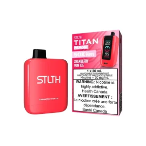 Cranberry Pom Ice STLTH Titan Max – Disposable Vape