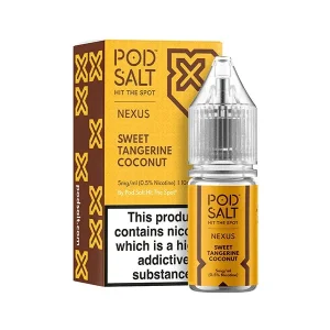 Pod Salt Nexus Sweet Tangerine Coconut 10ml Nic Salt