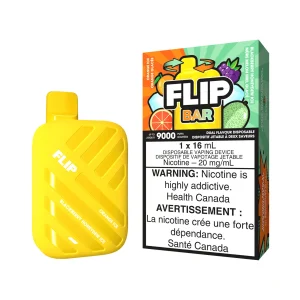 Orange Ice and Blackberry Honeydew Ice Flip Bar