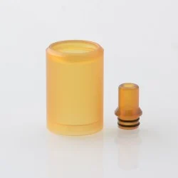 Replacement Tank Tube + Drip Tip Kit for BY-KA V.11 V11 Style MTL RTA 5.5ml - Brown, 5.5ml