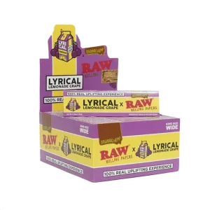 Raw x Lyrical Lemonade Grape Organic Rolling Papers King Size Wide
