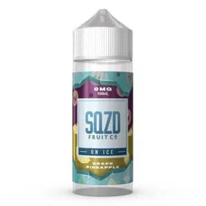 SQZD on Ice Grape Pineapple 100ml Shortfill
