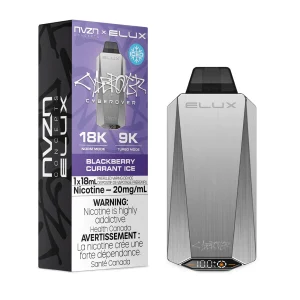 Blackberry Currant Ice NVZN Elux Cyberover 18K – Disposable Vape