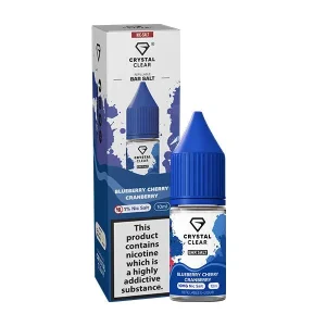 Crystal Clear Blueberry Cherry Cranberry 10ml Nic Salt