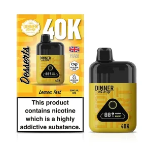 Dinner Lady Lemon Tart 40K Disposable Vape