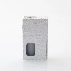 FrankenSkull Style Squonk BF Mechanical Box Mod with 6ml Bottle - Silver Hellion Basic, Aluminum Alloy, 1 x 18650