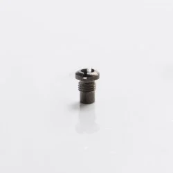 SXK Replacement Bohrung Airflow Insert Air Screw for Flash e-Vapor V4.5 /V4.5S+ RTA - Black, 1.1mm Airhole, 5.03 x 3.86mm (1 PC)