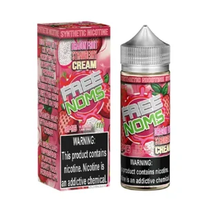 FREE-NOMS Dragon Fruit Strawberry Cream 120ml Vape Juice