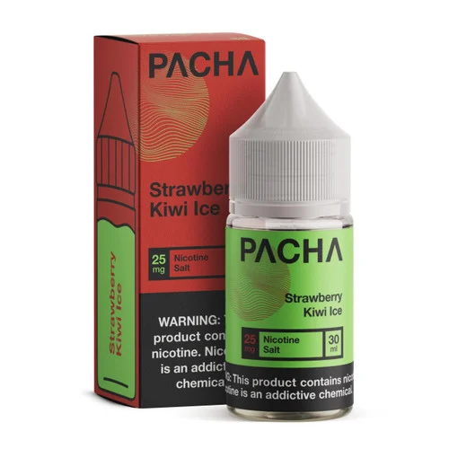 Pacha Salts Strawberry Kiwi Ice Synthetic Nicotine E-Juice 30ml - Image 2