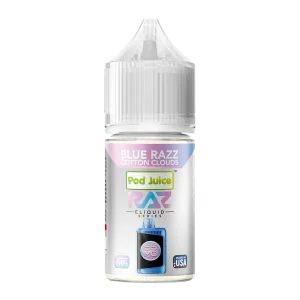 Blue Razz Cotton Clouds RAZ X Pod Juice
