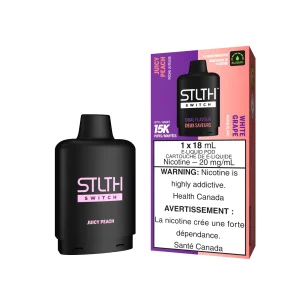 Juicy Peach and White Grape STLTH Switch Pod