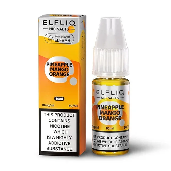 Elf Bar ELFLIQ Pineapple Mango Orange 10ml Nic Salt