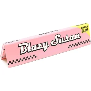 Blazy Susan Pink Rolling Papers - (Pack of 1)