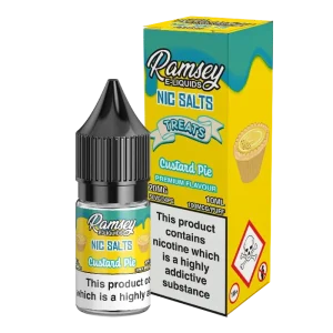 Ramsey E-Liquids Treats Custard Pie 10ml Nic Salt