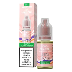 SKE Crystal V2 Juicy Peach 10ml Nic Salt