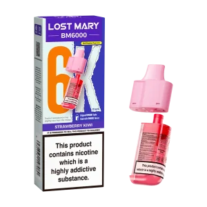 Strawberry Kiwi Lost Mary BM6000 Refill Pack