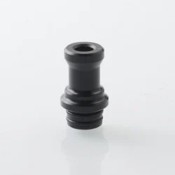 Unkwn Phaze Style 510 Drip Tip for RDA / RTA / RDTA Atomizer - Black, POM
