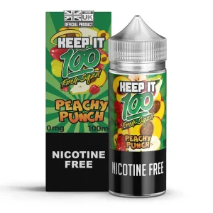 Keep It 100 Peachy Punch 100ml Shortfill