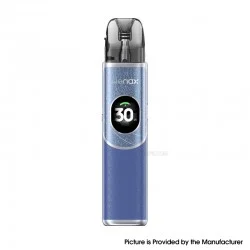 [Ships from Bonded Warehouse] Authentic GeekVape Wenax Q2 30W Pod System Kit - Vinca Blue, 1250mAh, 3ml, 0.6ohm / 0.8ohm