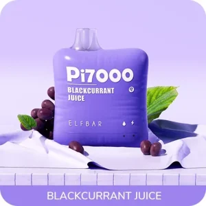 Elf Bar Blackcurrant Juice Ice EBDESIGN Pi7000 Disposable Vape