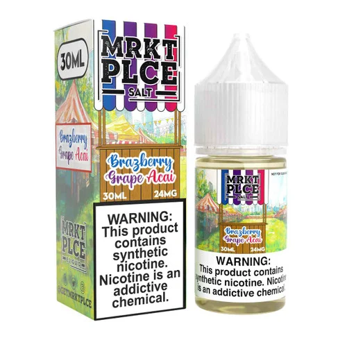MRKTPLCE Brazberry Grape Acai Salt Nic 30ml E-Juice - Image 2