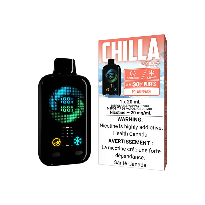 Polar Peach Chilla by Zilla – Disposable Vape