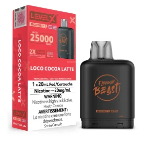 Loco Cocoa Latte Flavour Beast Boost G2 – Level X Pod