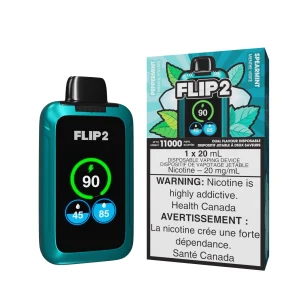 Peppermint and Spearmint Flip 2 – Disposable Vape