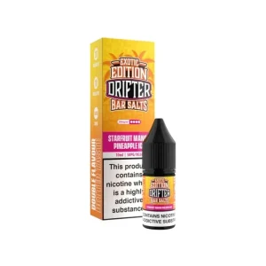 Drifter Bar Salts Exotic Edition Starfruit Mango Pineapple Ice 10ml Nic Salt E-liquid