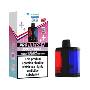 Fruit Bomb / Straw' Watermelon B'gum Hayati Pro Ultra Plus Refill Pack