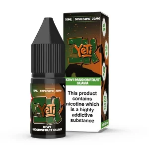 Yeti 3k Bar Salt Kiwi Passionfruit Guava 10ml Nic Salt