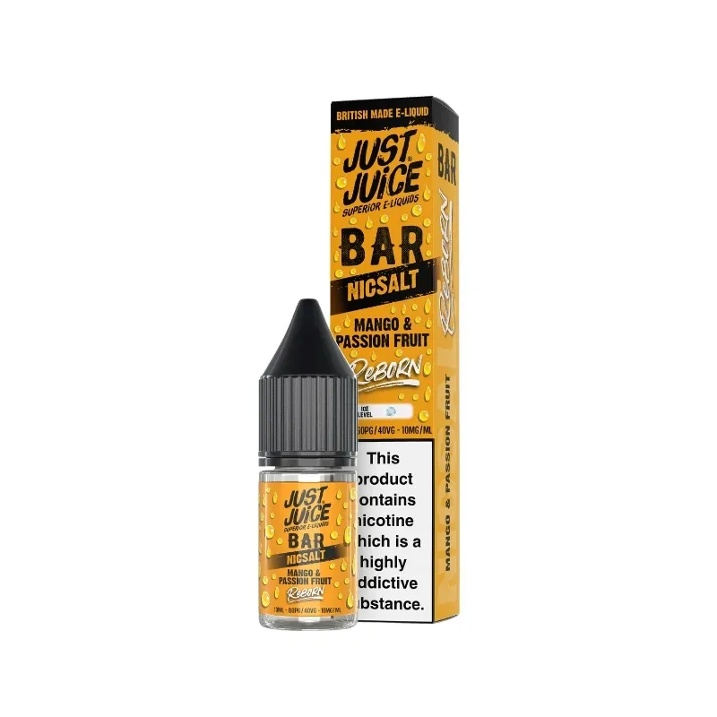 Just Juice Reborn Bar Salt Mango & Passion Fruit 10ml Nic Salt