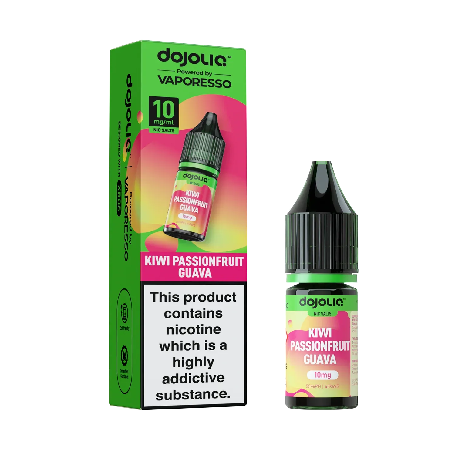 Vaporesso DojoLIQ Kiwi Passionfruit Guava 10ml Nic Salt