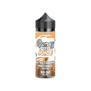 Ramsey Pod Juice Salted Caramel Macchiato 100ml Shortfill E-liquid