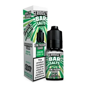 Seriously Bar Salts Kiwi Passion Guava 10ml Nic Salt