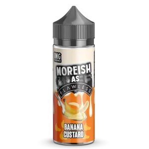 Moreish as Flawless Banana Custard 100ml Shortfill