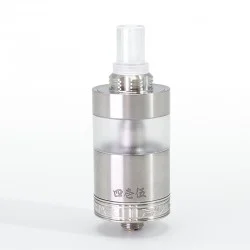 SXK Four One Five 415 RTA Virtuous Style Atomizer - Silver, 3.3ml, Air Pin 2 x 0.8mm, 1 x 1mm, 1 x 1.4mm, 3 x 0.8mm, 22mm Dia