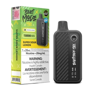 Super Sour Lemon Flavour Beast Mode Max – Disposable Vape