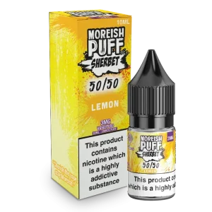 Moreish Puff Sherbet 50/50: Lemon Sherbet 10ml E-Liquid