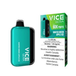 Goated Green Apple Ice Vice Ultra – Disposable Vape