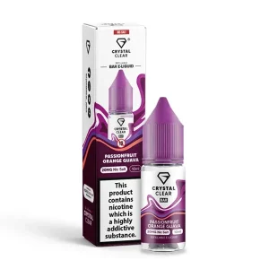 Crystal Clear Passionfruit Orange Guava 10ml Nic Salt