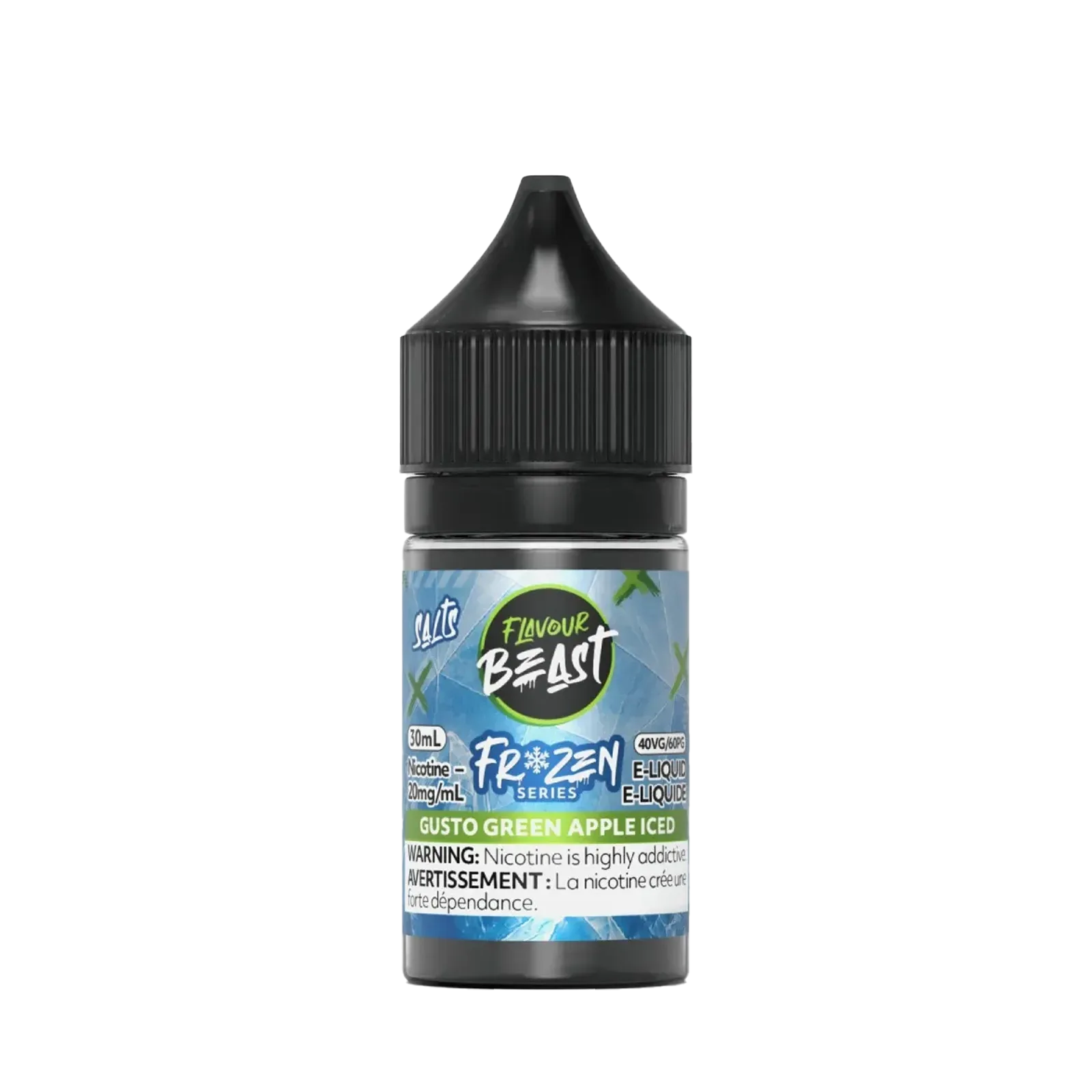 Gusto Green Apple Iced (Frozen Series) – Flavour Beast E-Liquid